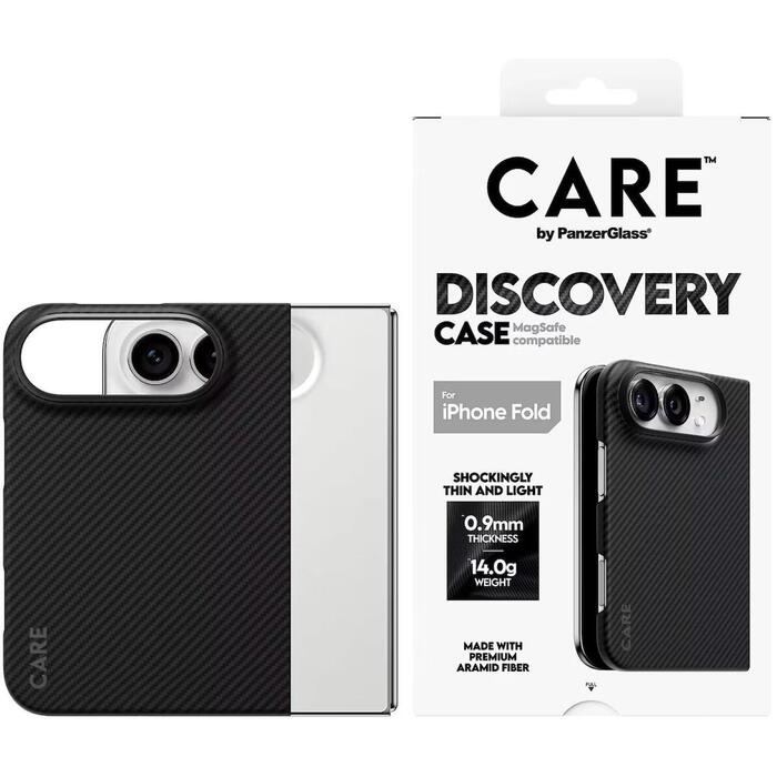 PanzerGlass Discovery Case | Back cover | Apple | iPhone 2026 Fold | Recycled plastic | Black (CR83510)