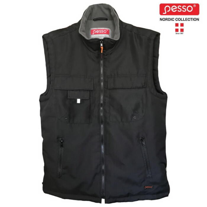 Siltināta veste, PESSO, LSPJN-L, melna, L