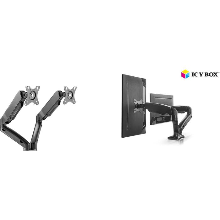 Raidsonic Monitoru statīvs IB-MS304-T, 2 monitoriem