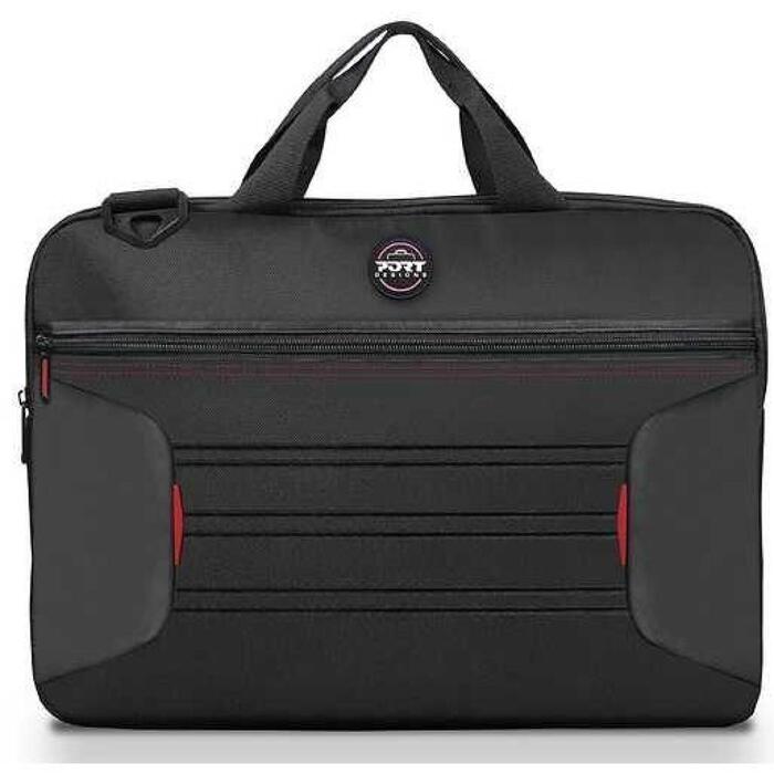 Port Designs Messenger - Briefcase 501874, 17.3", 328g, poliesters, 2.4Ghz bezvadu pele, priekšējā kabata (501874)