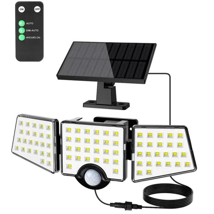 LEPRO 640005-DW saules lampa, 74 LED