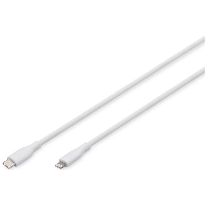 Digitus Lightning silikona savienojuma kabelis, USB-C