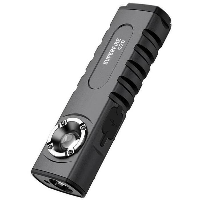 Superfire Piekaramais lukturis G20, 470lm, USB