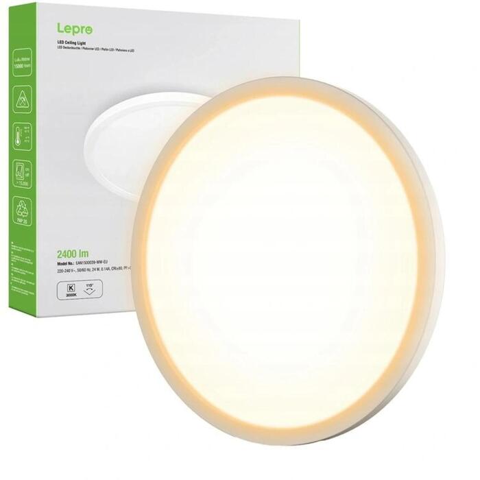 LEPRO 1500039-WW-EU griestu lampa, 24W, 2400