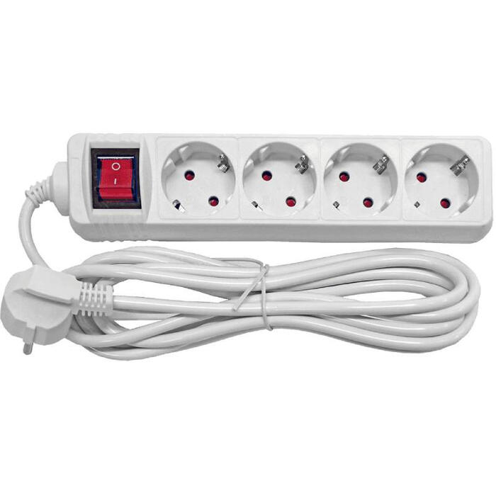 Pagarinātājs ar 4 ligzdām 5 m