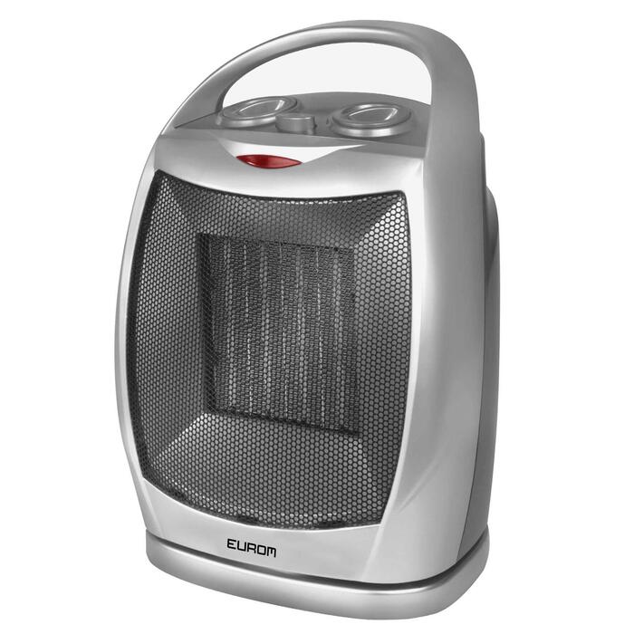 Keramikas ventilatora tipa sildītājs telpai un