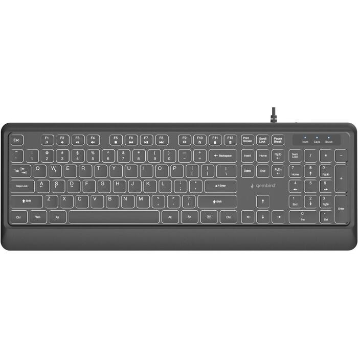 Gembird klaviatūra KB-UML-04, 1.8m, USB