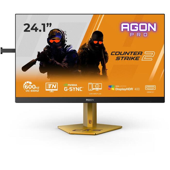 AOC Мониторы CS24A, 24", TN, FHD, 610 Гц, 0.5 мс, 1920 x 1080 пикселей, 500 кд/м², HDMI порты 2 (CS24A)