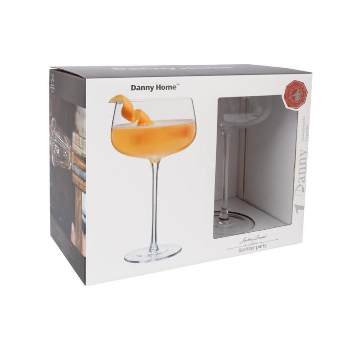 HOME4YOU Kokteiļu glāzes CRYSTAL 2gab 500ml