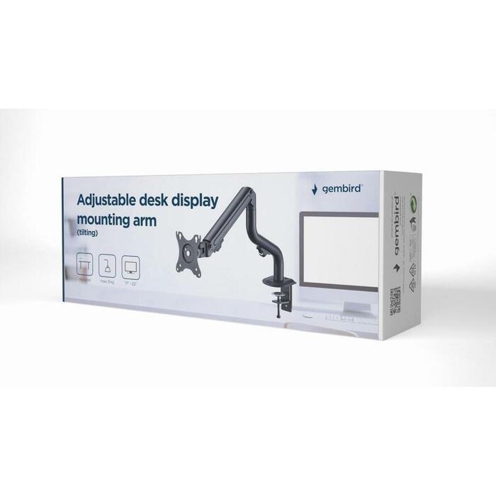 Gembird LCD monitors stiprinājuma roka MA-DA1-02