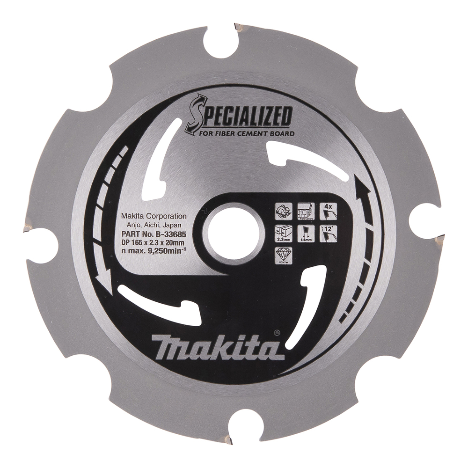 Zāģripa SPECIALIZED MAKITA B-33685 165x20x2,3