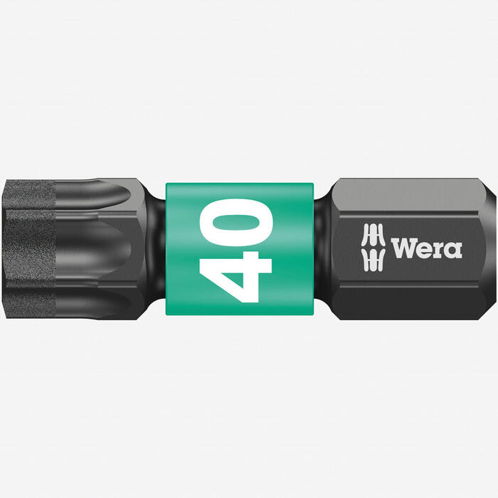 Torx T40 x 25mm Impaktor uzgalis ar dimanta pārklājumu, WERA, 05057627, izturīgs un efektīvs instrumentu risinājums (05057627001)