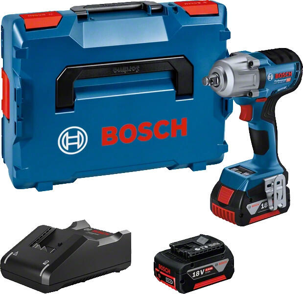 Akumulatora uzgriežņu atslēga GDS 18V-450 HC 1/2" 18V (2x5.0Ah) 06019K4003 BOSCH (06019K4003)