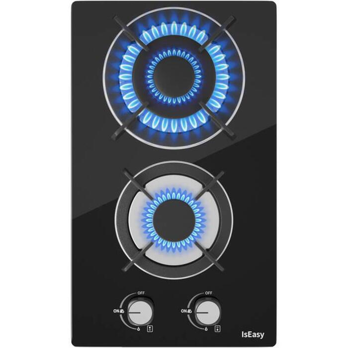 Iseasy gāzes plīts MGBG-312A, 1x1000W, 1x3300W