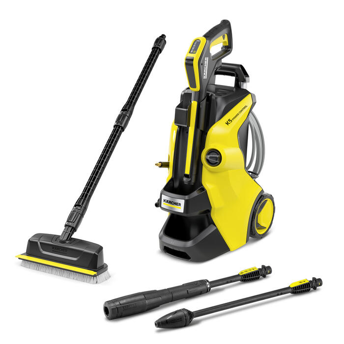 KARCHER K 5 Power Control Flex Stairs augstspiediena mazgātājs 145 bar 500 l/h PremiumFlex šļūtene 2.1kW 230V 1.324-711.0 (1.324-711.0)