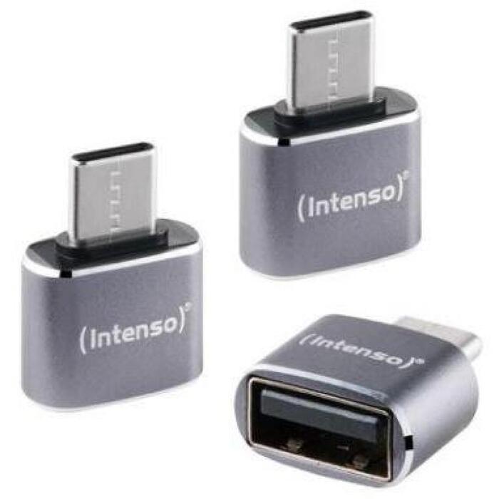 Intenso USB adapteris A480C 7600113, pelēks