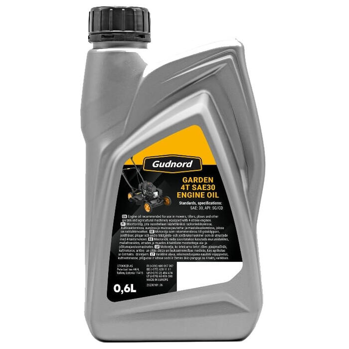 Motoreļļa Garden 4T SAE30 0,6L