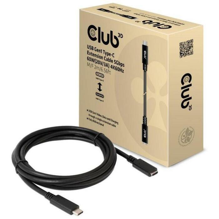 Club3D kabelis USB-C uz USB-C 2m