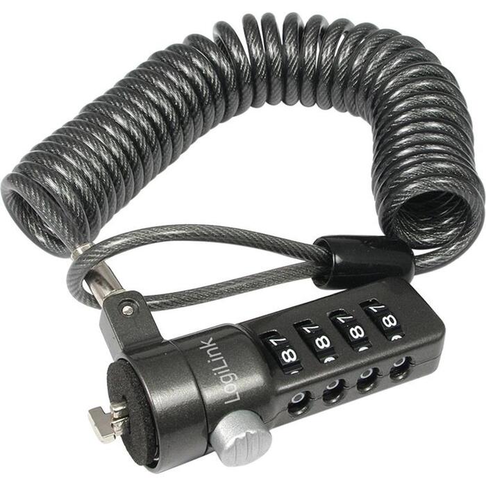 Logilink NBS004, klēpjdatora drošības kabelis, 1