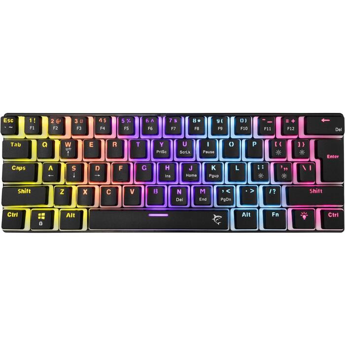 White Shark Mehāniskā tastatūra ASHIKO-2-B-US-RED.SW