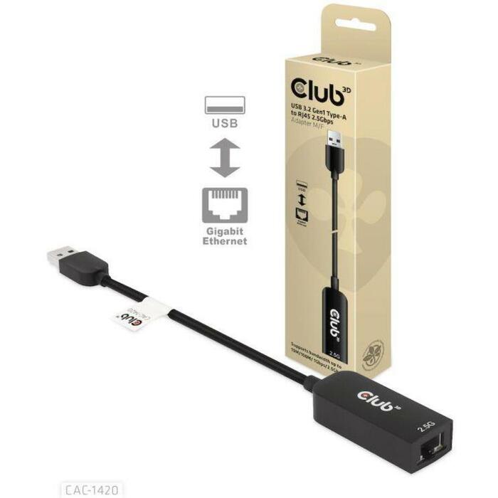 Club3D USB 3.2 uz RJ45