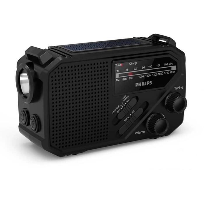PHILIPS portatīvais kabatas izmēra radio, melns (TAR1609/00)