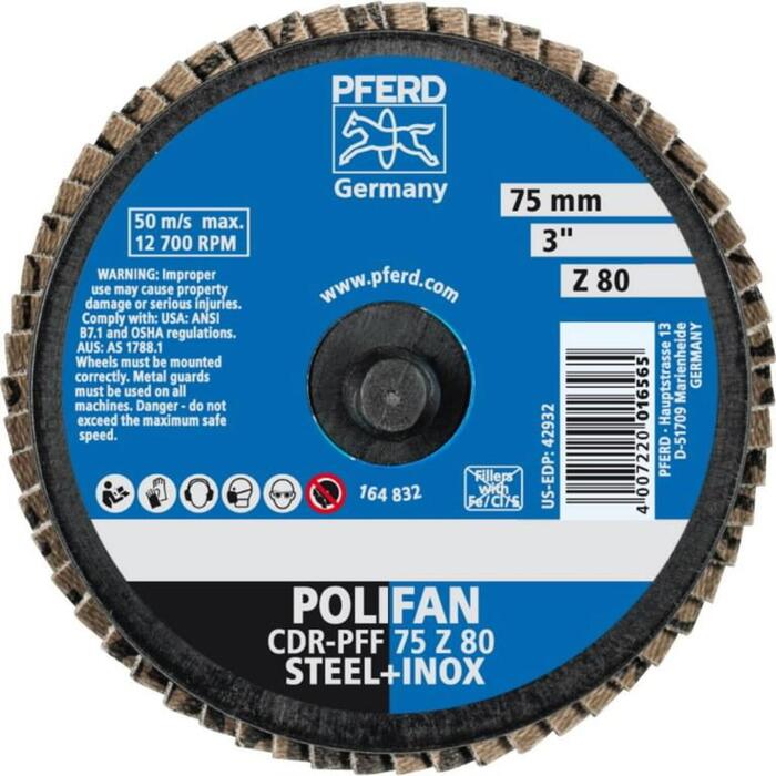 Lameļu disks Mini-POLIFAN CDR (ROLOC) 75mm