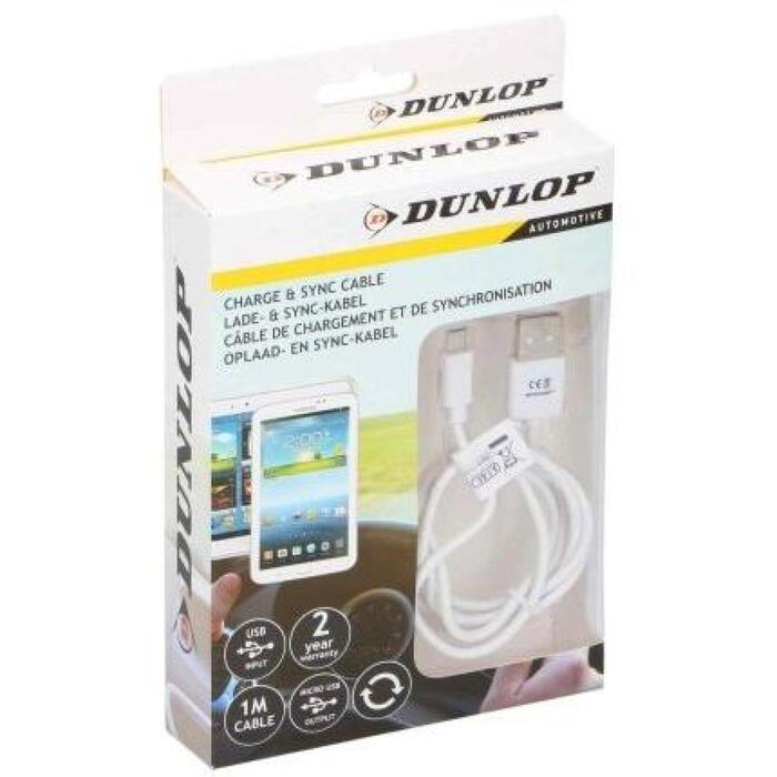 DUNLOP Lādētājs micro USB 1m (2096933)