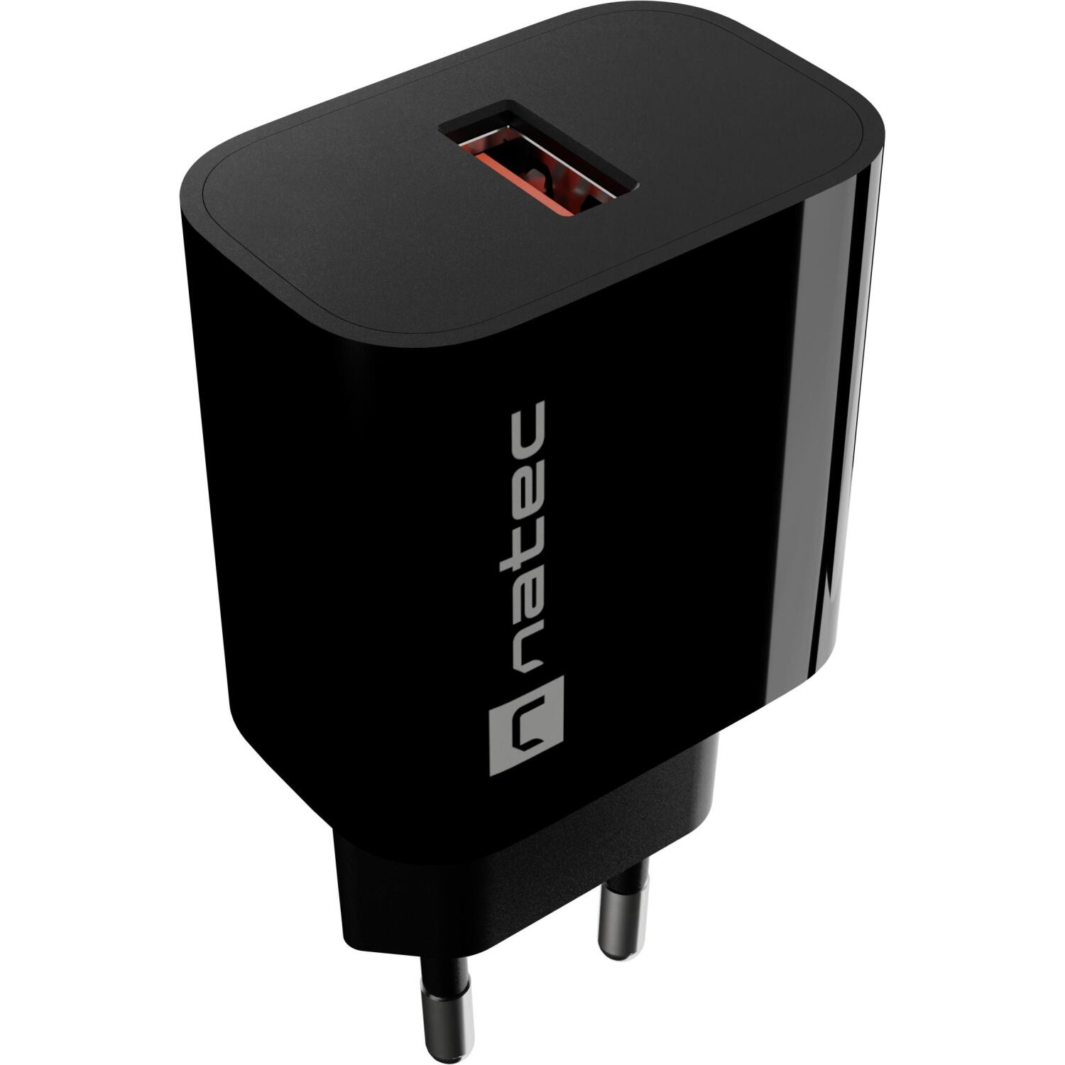 Natec Ribera USB lādētājs NUC-2393, 1xUSB-A
