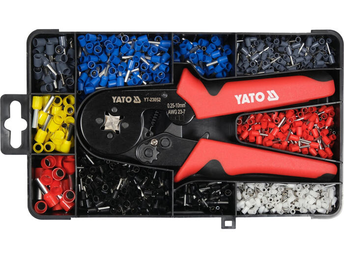 Yato YT-23052 krimpēšanas knaibles vadu uzgaļiem