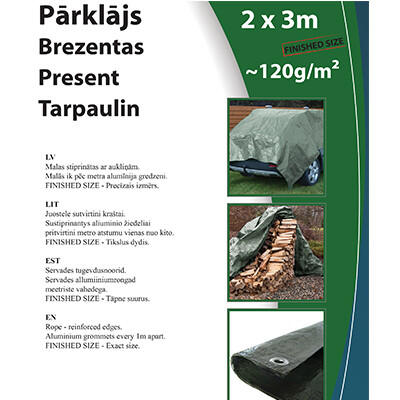 Pārklājs 2*3m 120g/m2 000401 (000401)