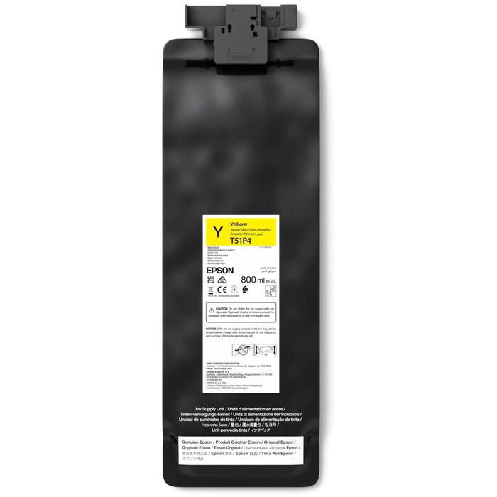 Epson T51P4 C13T51P400, 800ml, dzeltena, Epson