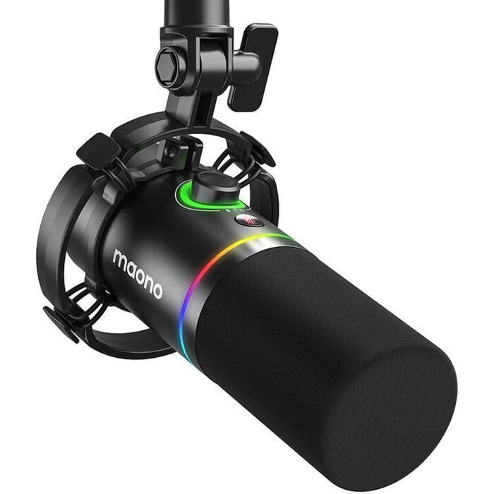 Maono PD200x dinamiskais mikrofons, melns, USB-C
