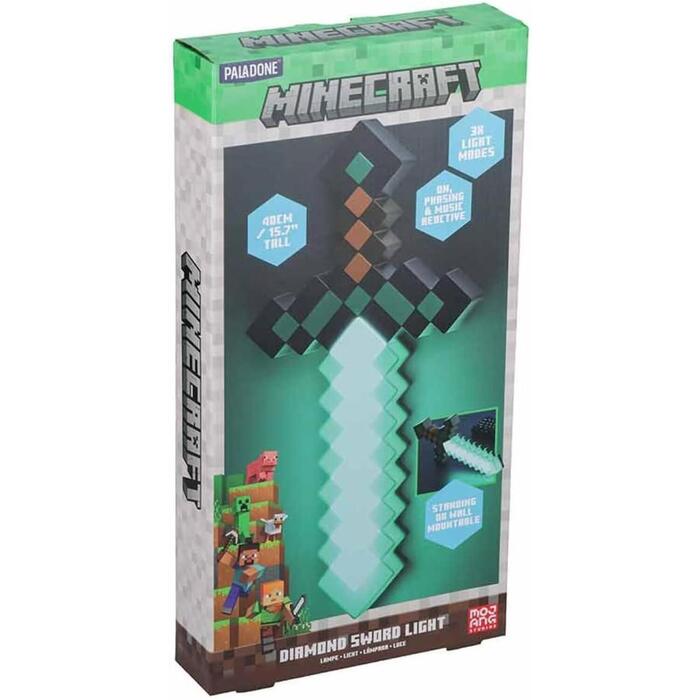 Paladone Minecraft Dimanta zobena gaisma PP12711MCF
