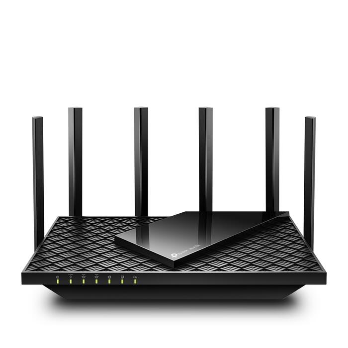 TP-Link Archer AXE75 беспроводной маршрутизатор, AXE5400, 6 ГГц 2402 Мбит/с, 5 ГГц 2402 Мбит/с, 2.4 ГГц 574 Мбит/с (ARCHERAXE75)