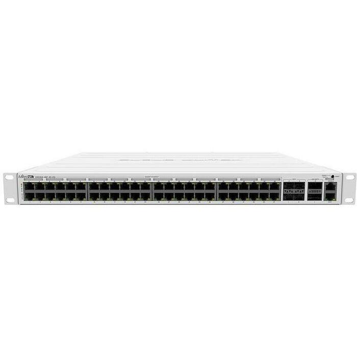 Mikrotik CRS354-48P-4S+2Q+RM pārvaldāms komutators 48x1G RJ45