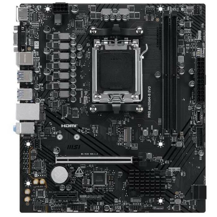 Msi Mātesplate PRO A620AM-B EVO, AMD