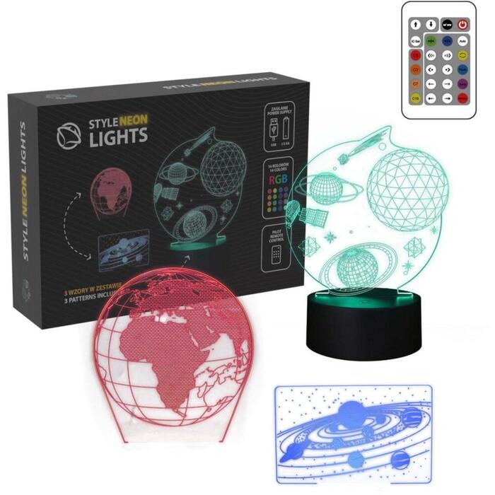 Manta Dekoratīvā lampa SNL118RGB, 5W, 5V