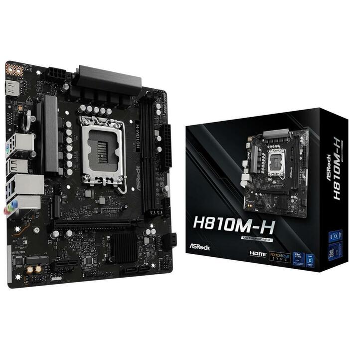 Asrock Dēlis H810M-H, LGA 1851, DDR5