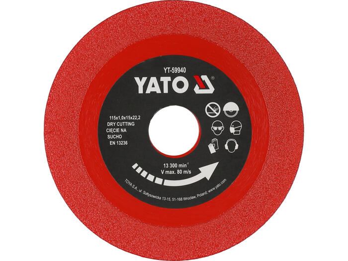 Yato dimanta griezējdisks YT-59940, 115mm, 1mm