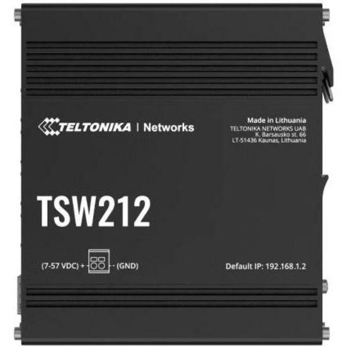 Teltonika pārvaldāms komutators TSW212 8 Gigabit