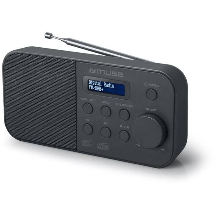 Muse Pārnēsājamais radio M-109DB, DAB+, FM