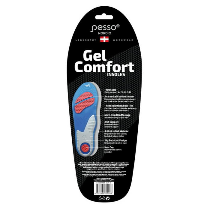 Pesso Iekšzoles GELCOMFORT-S, 36-40, gēla, triecienabsorbējošas