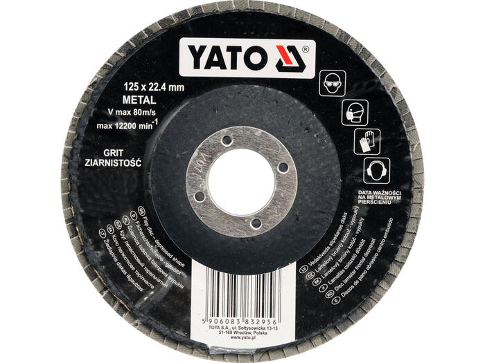 Lameļu slīpdisks metālam P40 125 x