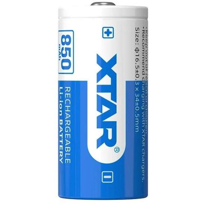 Xtar Akumulators 16340-850, 3,7V, 850mAh