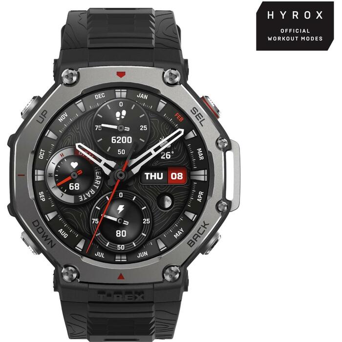 Huami смарт-часы Amazfit T-Rex 3 W2323GL1N 1.5" AMOLED дисплей, 700 мАч аккумулятор, 27 дней работы от аккумулятора (W2323GL1N)