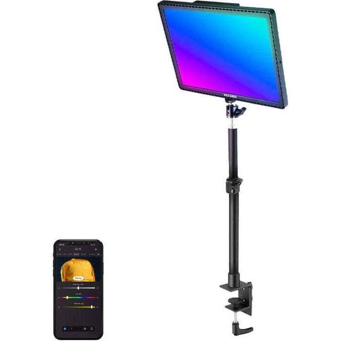 Neewer GL1C RGB LED lampa, 48W