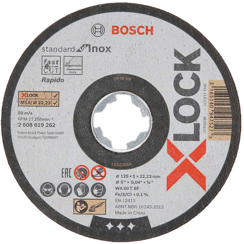 X-LOCK abrazīvais disks Standard for Inox
