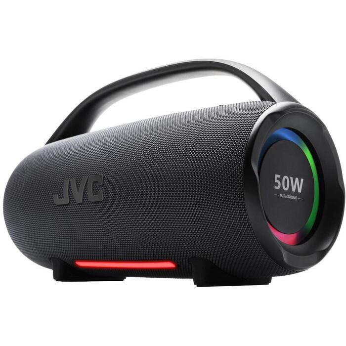 Jvc XS-E524B, portatīvais skaļrunis, JVCXSE524B, 310mm, 185mm, 142mm, 50W, 20h, Bluetooth 5.3, IPX6, RGB apgaismojums (JVCXSE524B)