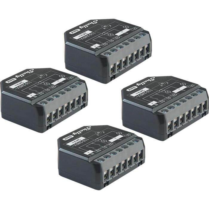 Shelly 2PM Gen4 signāla pastiprinātājs 2PMGen4-4pack